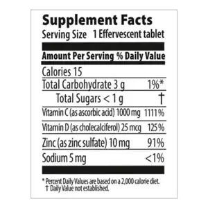 Nutriplus Vitamin C Effervescent Tablets