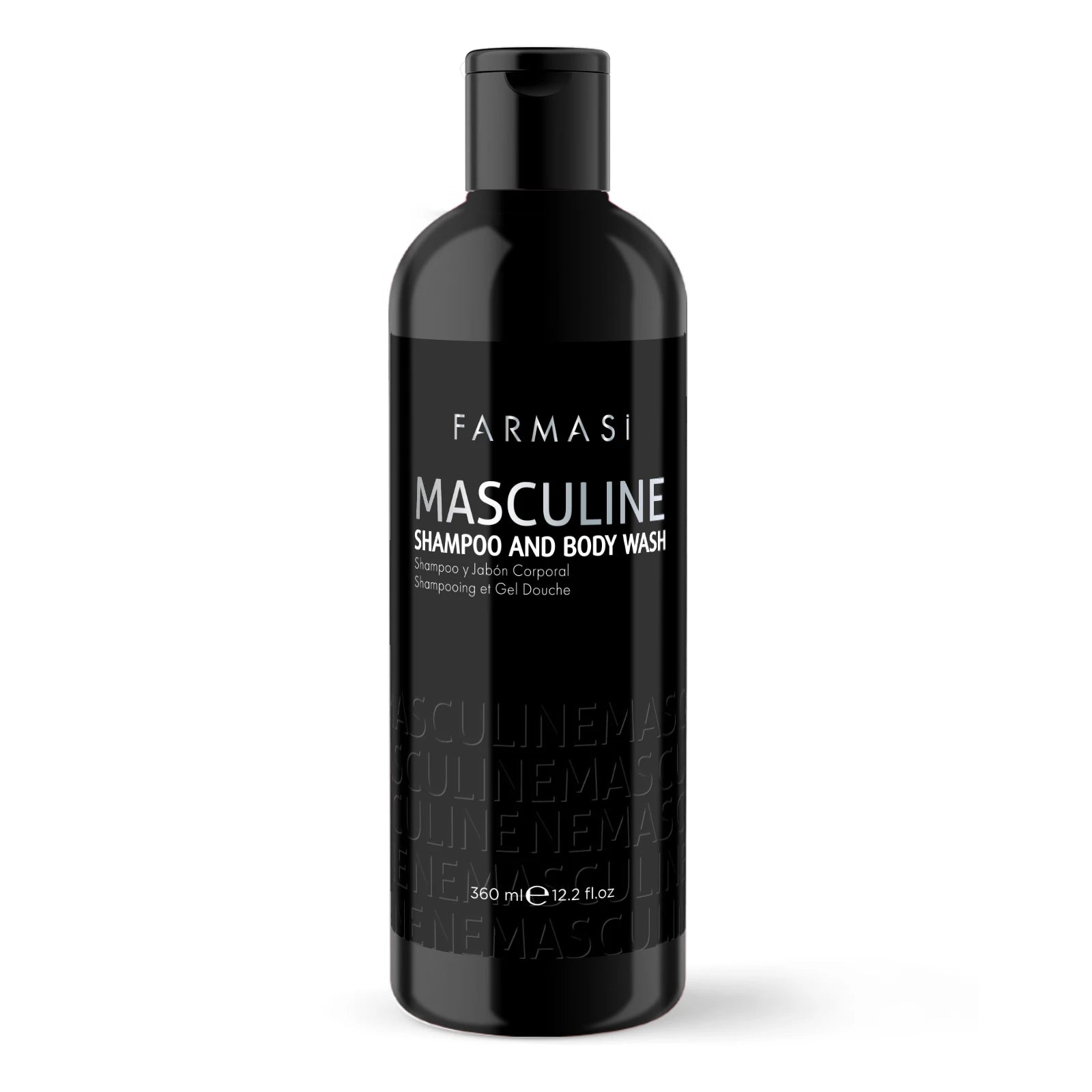 Masculine Shampoo & Body Wash for Men – 2 in 1 Care – Evena