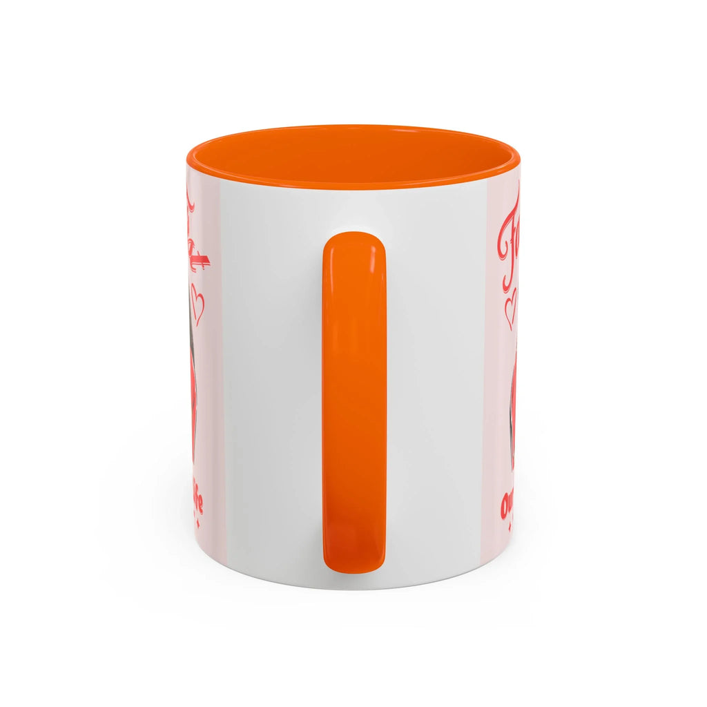 Family First Coffee Mug — Our Love, Our Life Accent Mug (11/15oz)