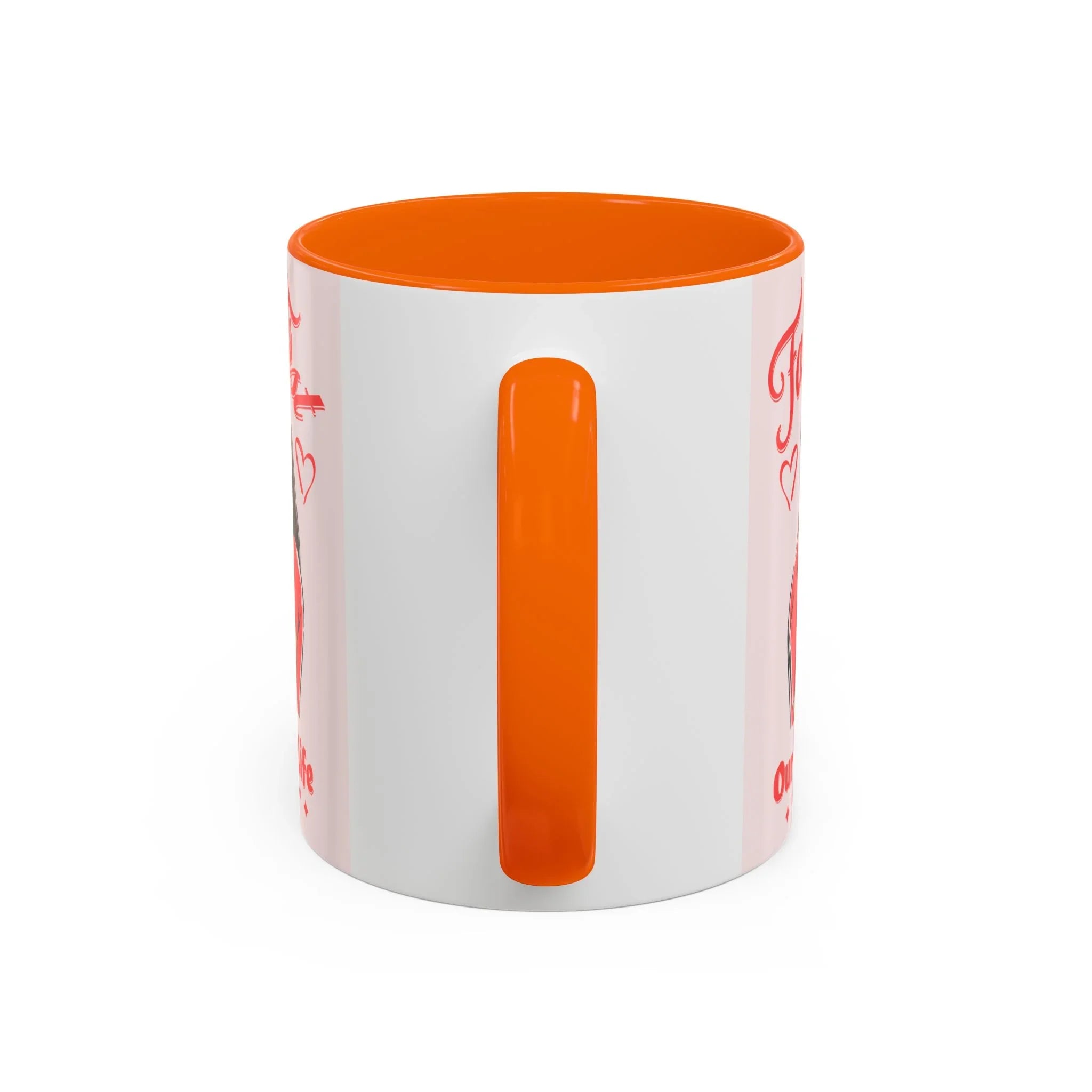 Family First Coffee Mug — Our Love, Our Life Accent Mug (11/15oz)