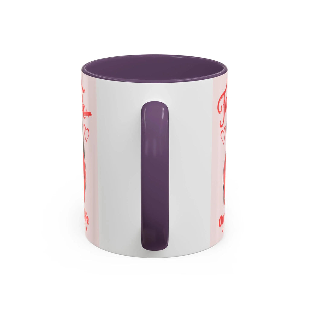 Family First Coffee Mug — Our Love, Our Life Accent Mug (11/15oz)