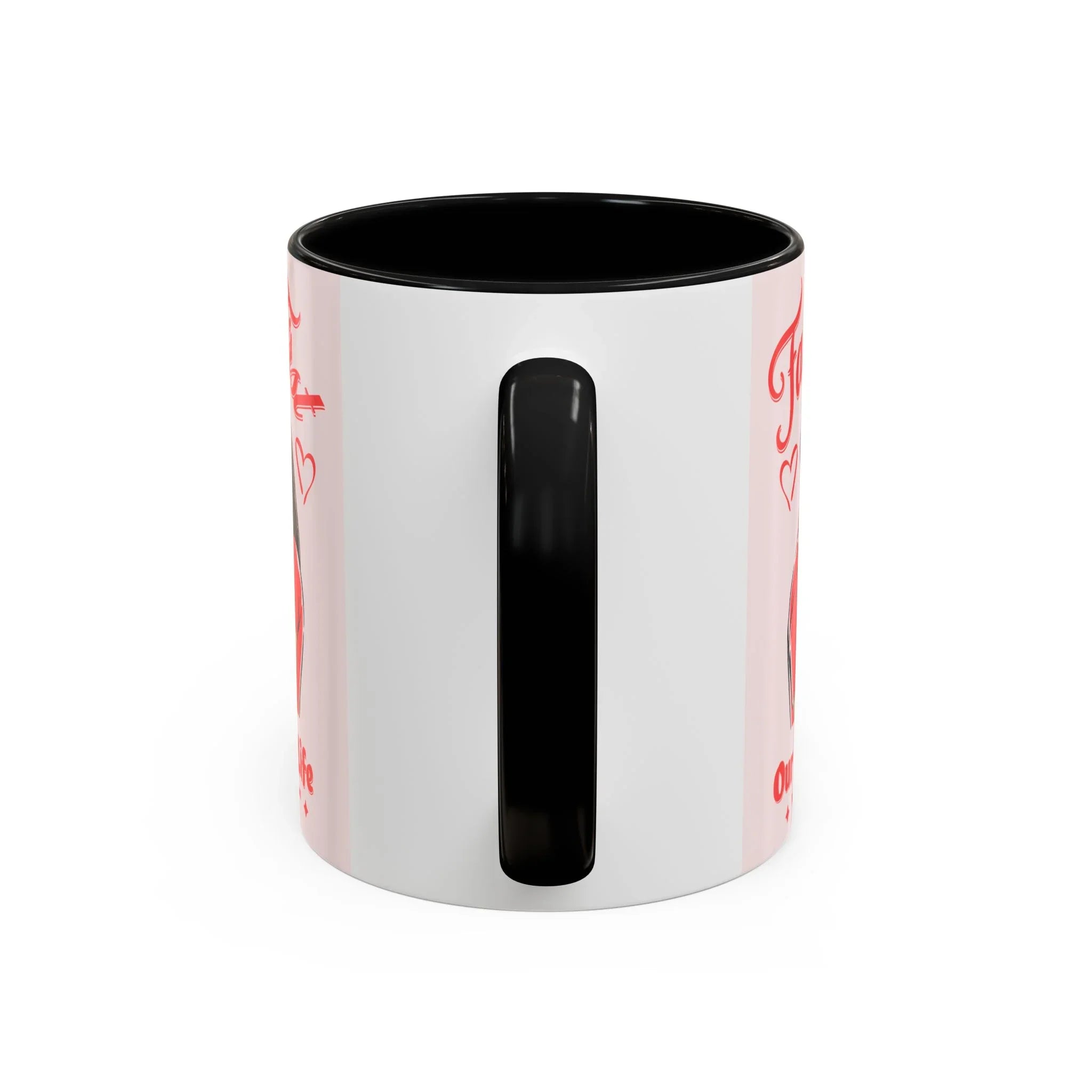 Family First Coffee Mug — Our Love, Our Life Accent Mug (11/15oz)