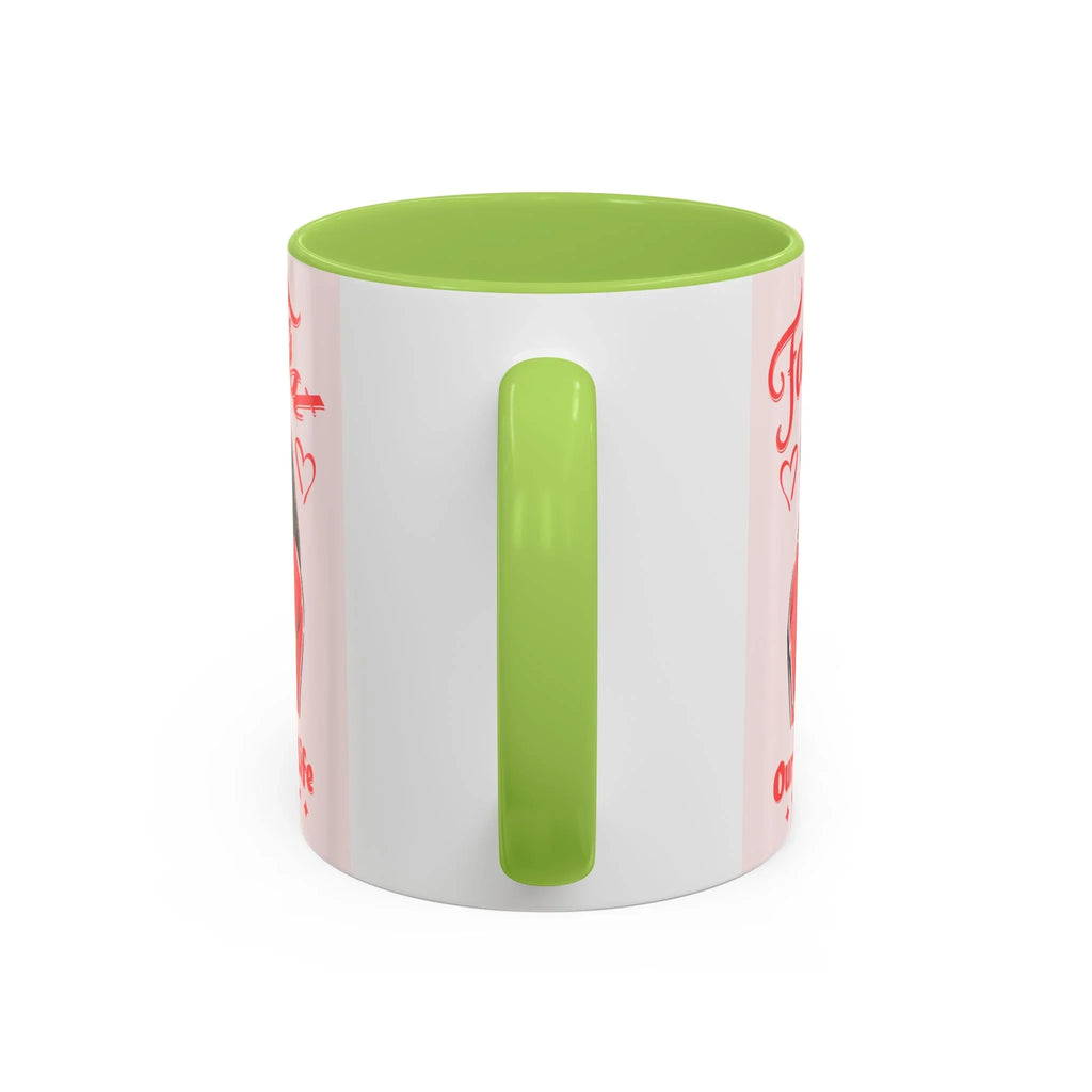 Family First Coffee Mug — Our Love, Our Life Accent Mug (11/15oz)