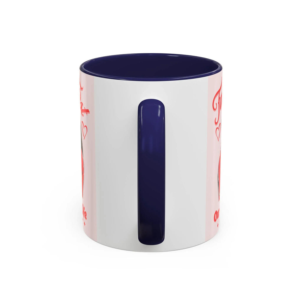 Family First Coffee Mug — Our Love, Our Life Accent Mug (11/15oz)