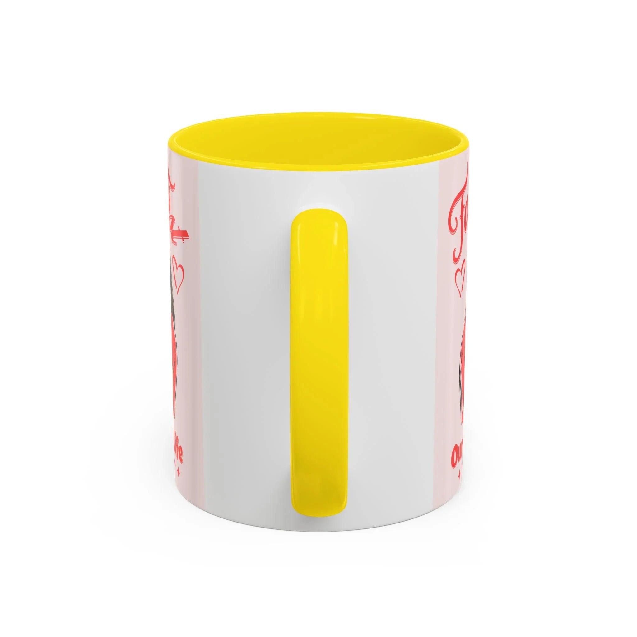 Family First Coffee Mug — Our Love, Our Life Accent Mug (11/15oz)