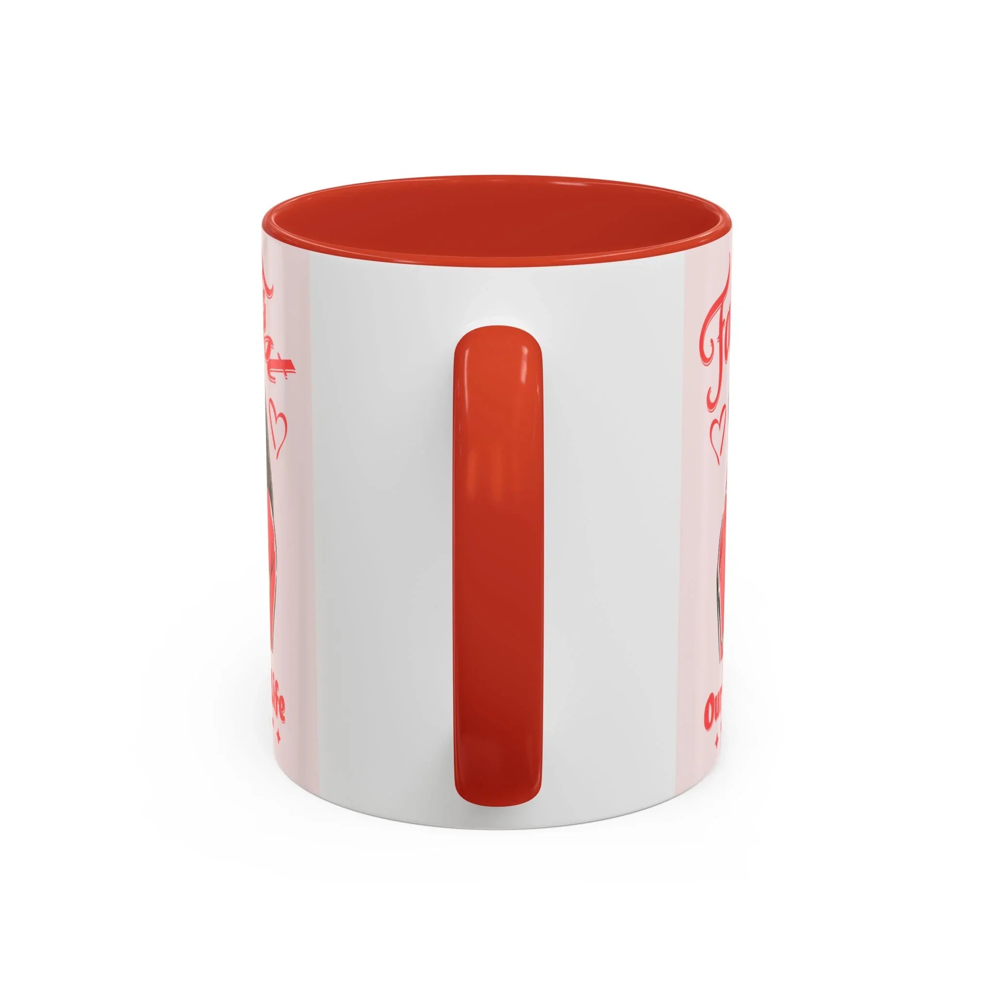 Family First Coffee Mug — Our Love, Our Life Accent Mug (11/15oz)