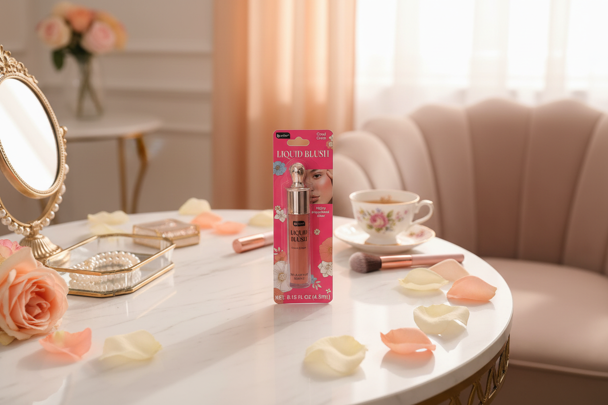 Rubor líquido, color altamente pigmentado, 0.15 onzas líquidas (0.2 fl oz) (Coral Crush)