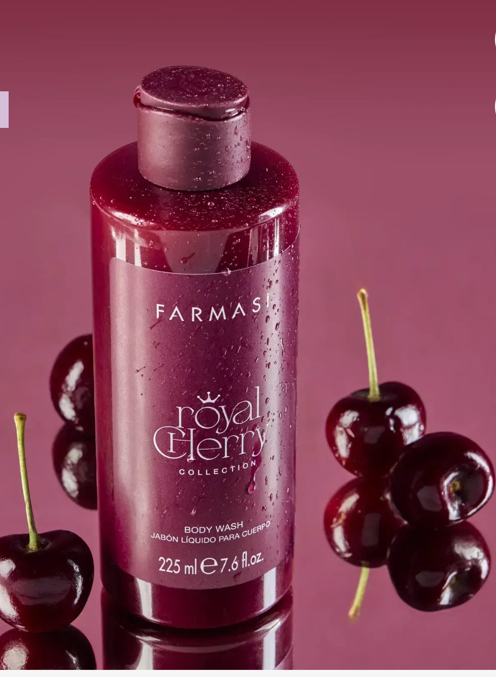 Royal cherry body wash
