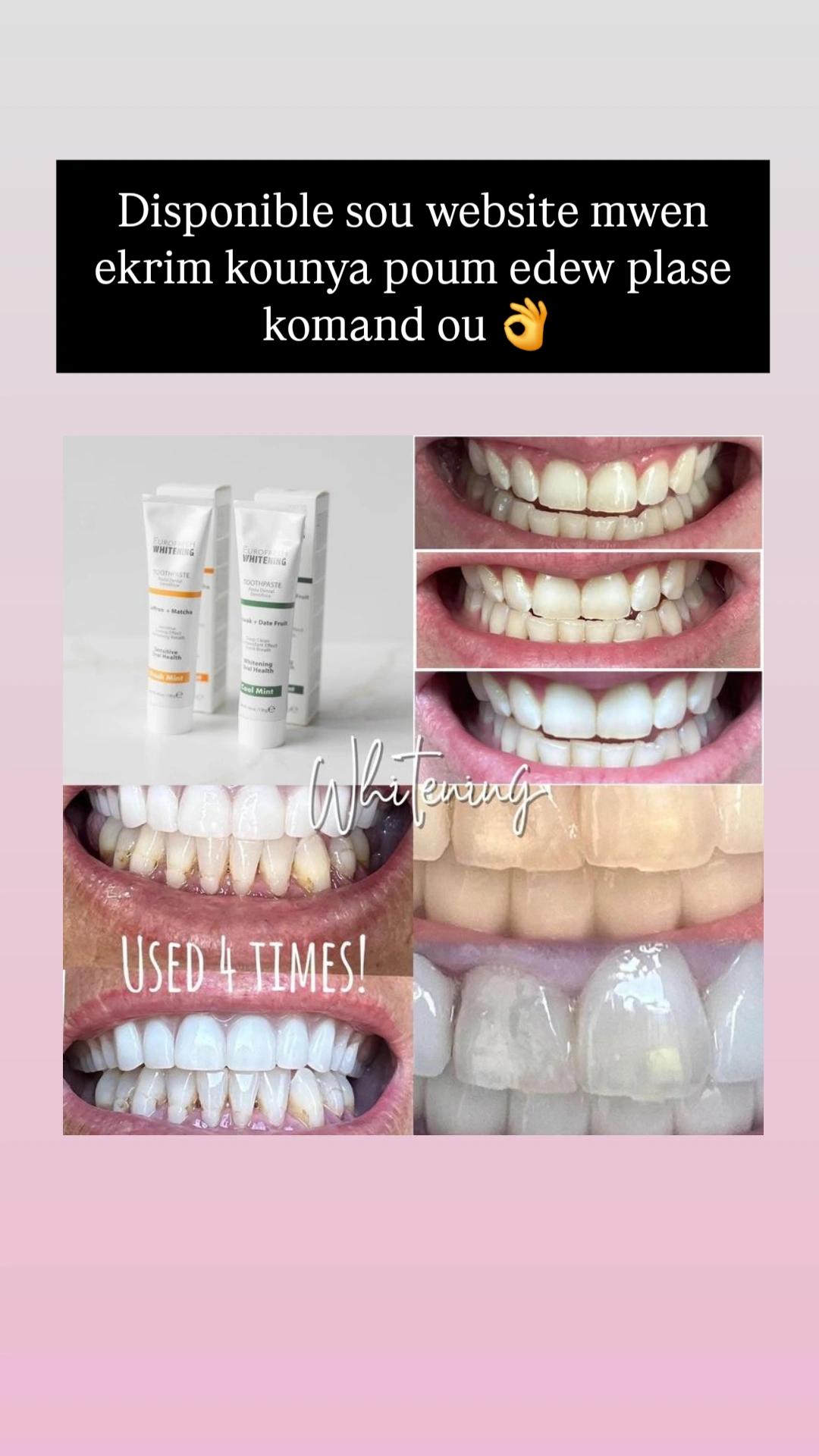 Eurofresh Whitening Miswak & Date Fruit Toothpaste